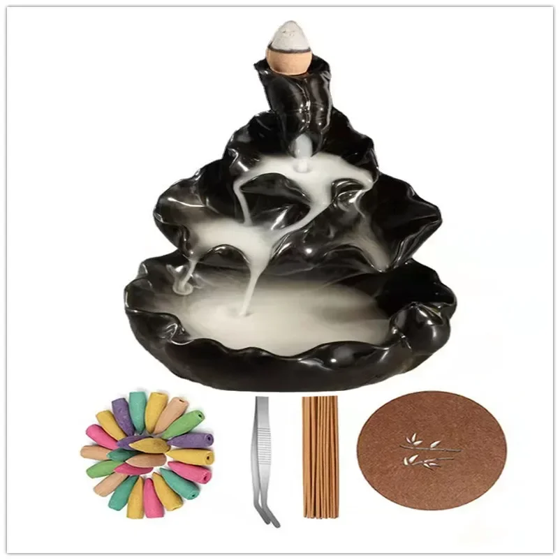 Products Ceramic QiJiJi Backflow Incense Burner To Send 50 Incense To Send Incense Clips To Send 30 Incense Cushion 
Products Ceramic QiJiJi Backflow Incense Burner To Send 50 Incense To Send Incense Clips To Send 30 Incense Cushion