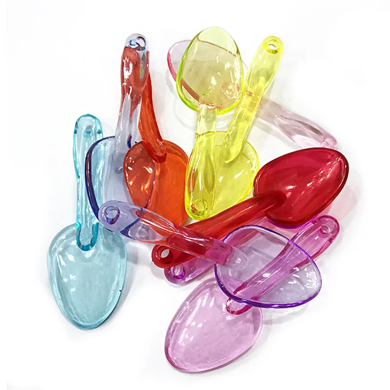 DIY Jewelry Findings Colorful Acrylic Simulation Spoon Ornament Accessories Necklace Pendants Plastic Charms 21*8*64mm 170pcs 
DIY Jewelry Findings Colorful Acrylic Simulation Spoon Ornament Accessories Necklace Pendants Plastic Charms 21*8*64mm 170pcs