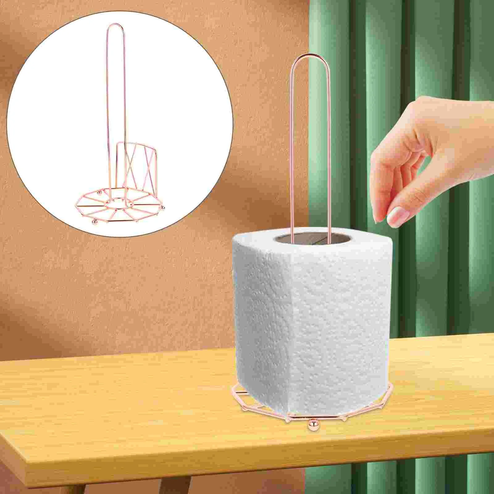 European Style Iron Kitchen Paper Towel Stand Household Metal Paper Roll Countertop Holder (Golden)
European Style Iron Kitchen Paper Towel Stand Household Metal Paper Roll Countertop Holder (Golden)