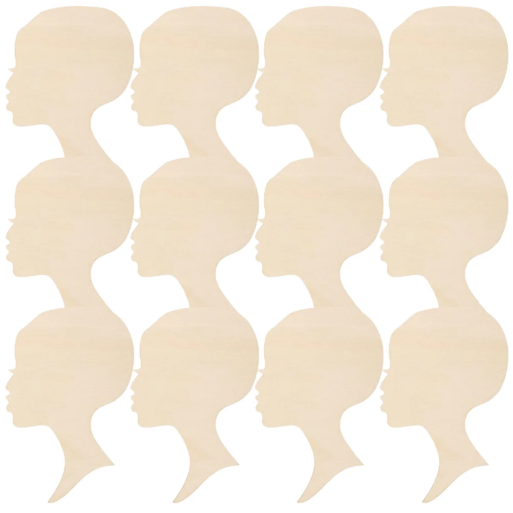 12 Pcs Painting Wood Chips Craft Things Wooden Cutouts African Decor Woman Face Silhouette Shapes Head Girl Gifts Women
12 Pcs Painting Wood Chips Craft Things Wooden Cutouts African Decor Woman Face Silhouette Shapes Head Girl Gifts Women