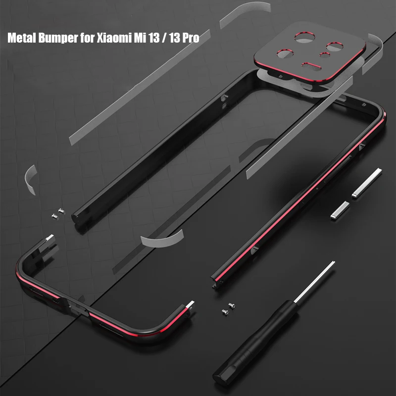 Fashion Bumper Case For Xiaomi Mi 13 Pro Luxury Aluminum Metal Phone Frame for Xiaomi 13 Pro Metal Camera Lens Protector mi13
Fashion Bumper Case For Xiaomi Mi 13 Pro Luxury Aluminum Metal Phone Frame for Xiaomi 13 Pro Metal Camera Lens Protector mi13