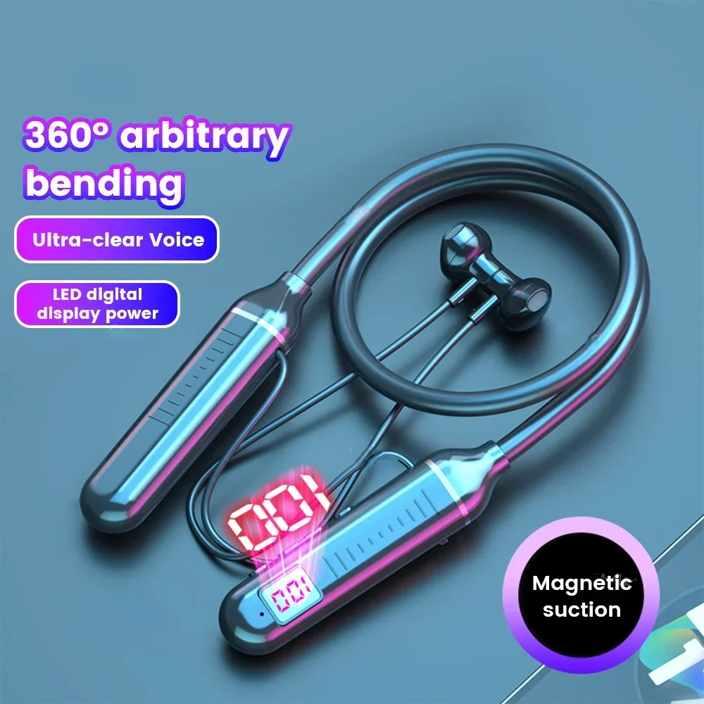 LED Display HIFI Headset With Mic TF Card Sports TWS Earbuds Wireless Earphones Bluetooth 5.3 Neckband Headphones Gaming
LED Display HIFI Headset With Mic TF Card Sports TWS Earbuds Wireless Earphones Bluetooth 5.3 Neckband Headphones Gaming