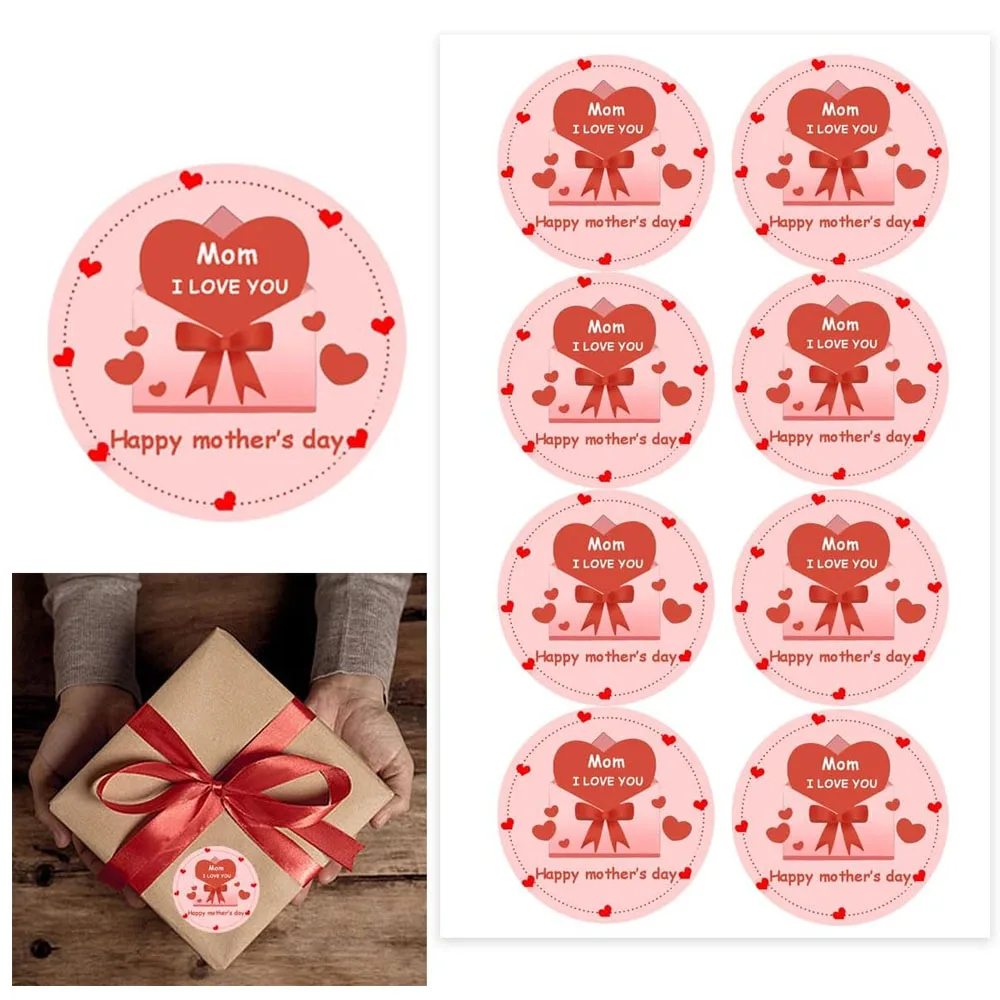 Happy Mother's Day Stickers 2 Inch Heart Mothers Day Gift Tags Stickers Mother's Day Party Favor Supplies for Gift Wrap 500Pcs
Happy Mother's Day Stickers 2 Inch Heart Mothers Day Gift Tags Stickers Mother's Day Party Favor Supplies for Gift Wrap 500Pcs