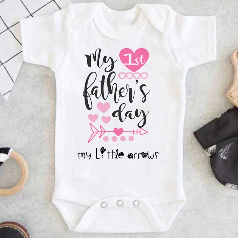 Summer Newborn Infant Baby Clothes My First Father's Day Cute Toddler Jumpsuits Boys Girls Short Sleeve Bodysuits Outfits Gifts
Summer Newborn Infant Baby Clothes My First Father's Day Cute Toddler Jumpsuits Boys Girls Short Sleeve Bodysuits Outfits Gifts