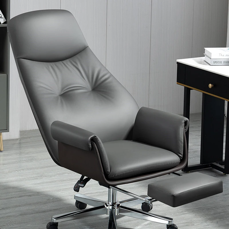 Modern Nordic Grey Office Chair Caster Wheels Swivel Comfort Boss Office Chair Ergonomic Sillas De Escritorio Home Furniture
Modern Nordic Grey Office Chair Caster Wheels Swivel Comfort Boss Office Chair Ergonomic Sillas De Escritorio Home Furniture
