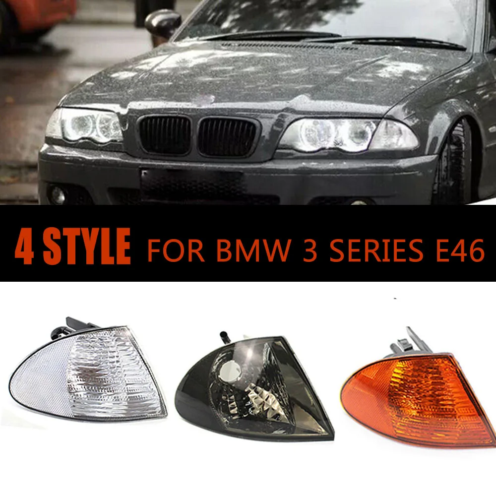 

Corner Lights for 3 series bmw e46 side lamp led Sedan Wagon 4D 1998 1999 2000 2001 63136902765 Turn Signal Indicator Light