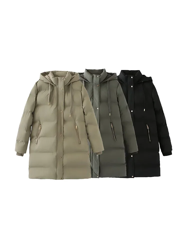 Women 2023 Winter Fashion Long Glue Pressing Process Cotton Jacket Coat Vintage Long Sleeve Hooded Female Outerwear Chic Tops
Women 2023 Winter Fashion Long Glue Pressing Process Cotton Jacket Coat Vintage Long Sleeve Hooded Female Outerwear Chic Tops