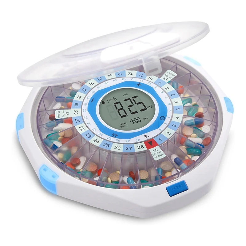 Wifi Automatic Pill Dispenser And Remote Medication Monitoring System, Adjustable Lights For Every 9 Dose, Prescription
Wifi Automatic Pill Dispenser And Remote Medication Monitoring System, Adjustable Lights For Every 9 Dose, Prescription