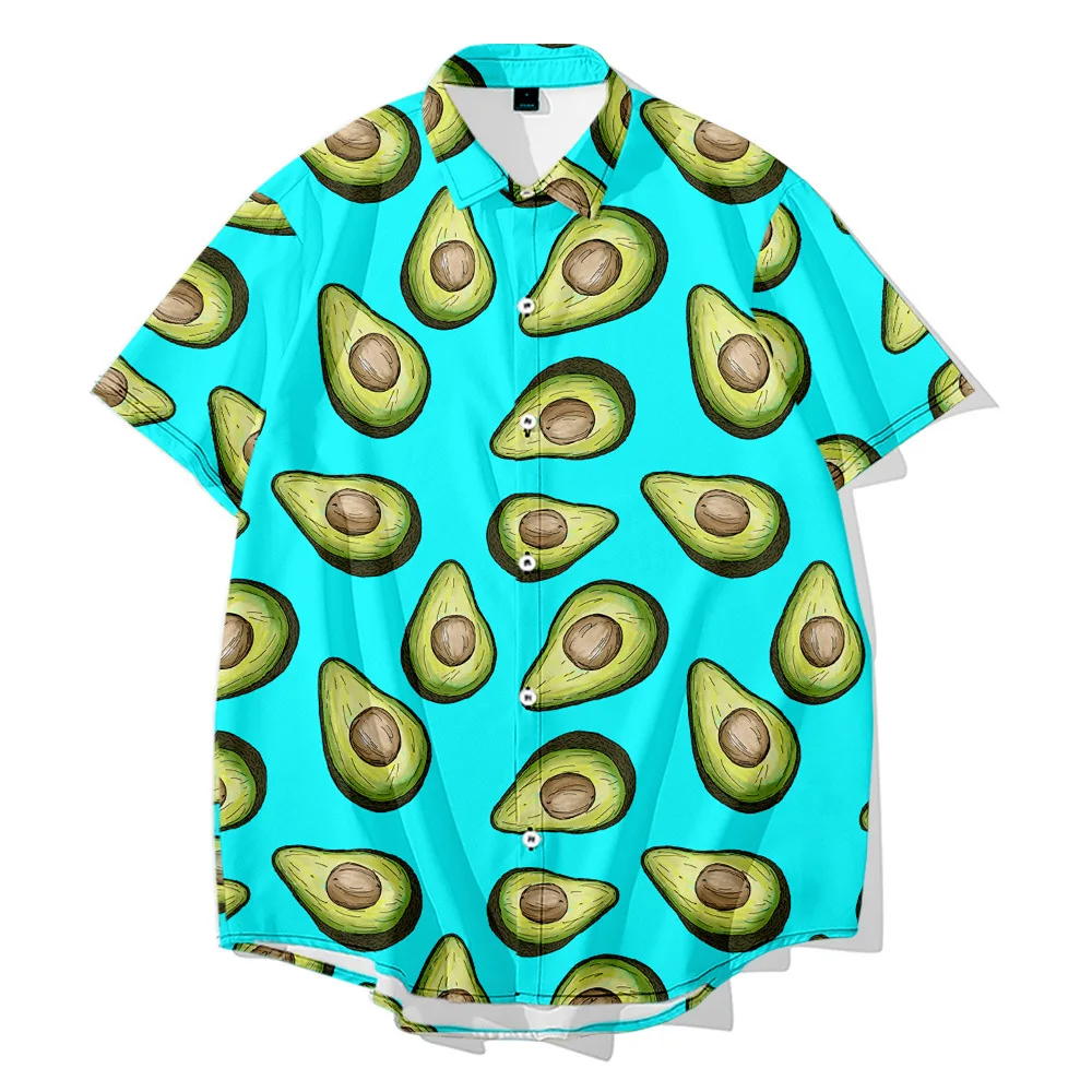 Fashion Men's Summer Loose Fitting Oversized 2XS-6XL Men's Shirt Hawaiian Avocado Printed Short Sleeved Top Beach Casual Shirt
Fashion Men's Summer Loose Fitting Oversized 2XS-6XL Men's Shirt Hawaiian Avocado Printed Short Sleeved Top Beach Casual Shirt