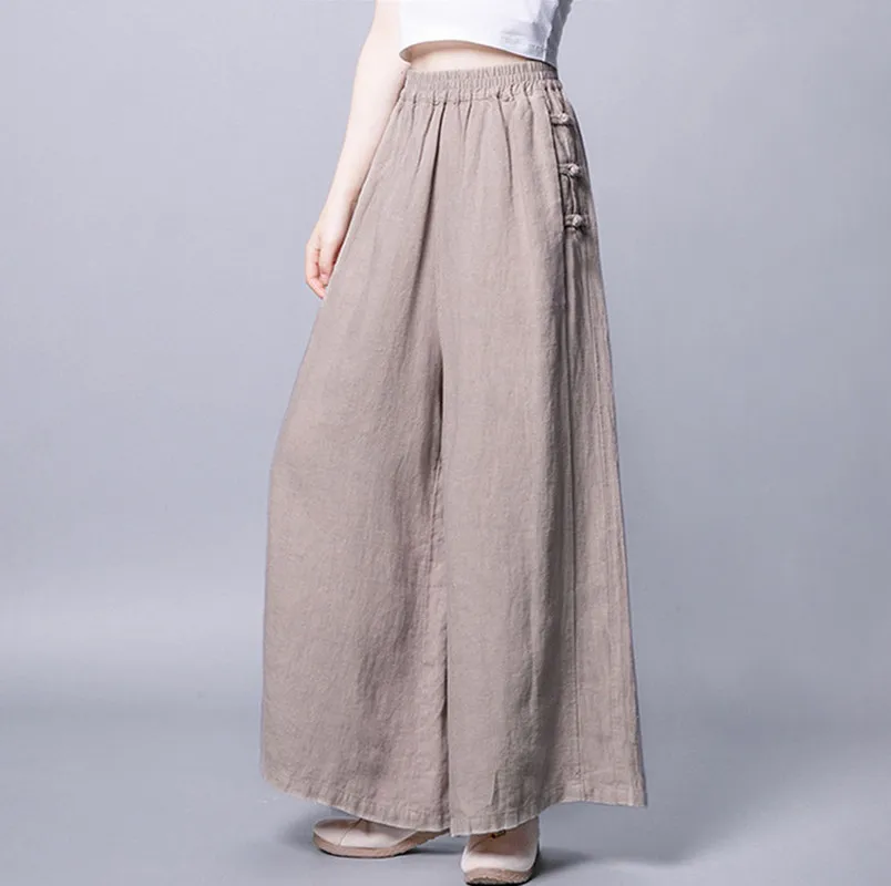Women's Cotton And Linen Thin Wide Leg Pants Women Drape High Waist Breathable Loose Cropped Trousers Korean Vintage Harajuku
Women's Cotton And Linen Thin Wide Leg Pants Women Drape High Waist Breathable Loose Cropped Trousers Korean Vintage Harajuku