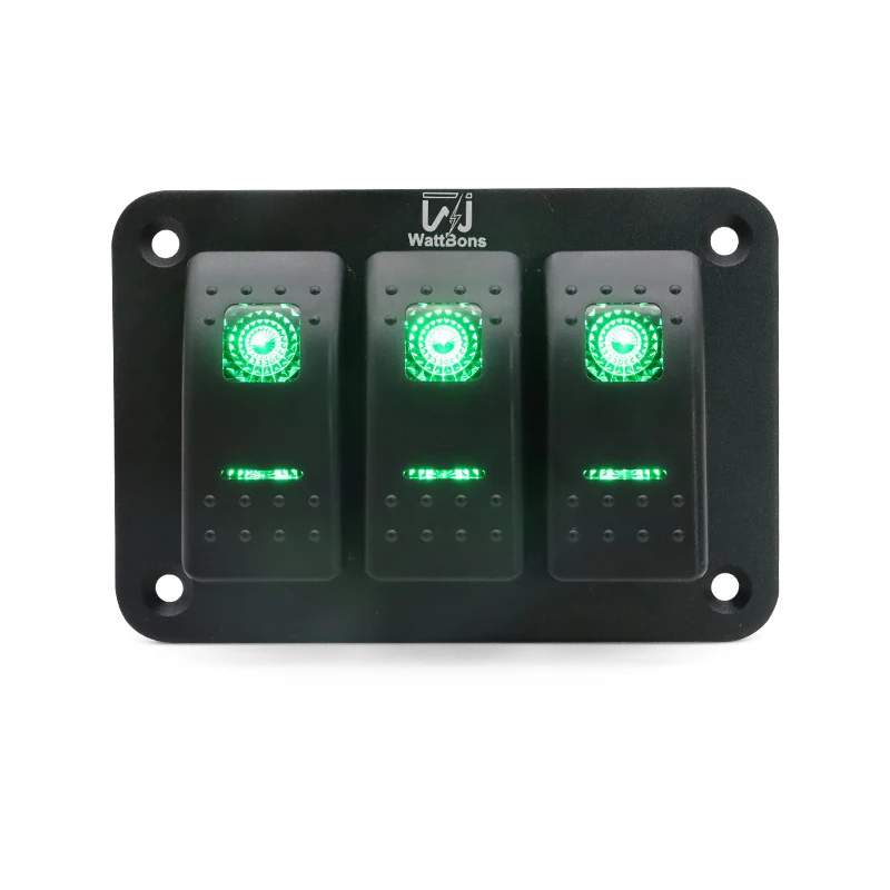 3Gang Rocker Switch Combination Is Suitable For Car RV Bus Truck Ship Yacht And Other Cab Control Switch On-Off Double Lights
3Gang Rocker Switch Combination Is Suitable For Car RV Bus Truck Ship Yacht And Other Cab Control Switch On-Off Double Lights