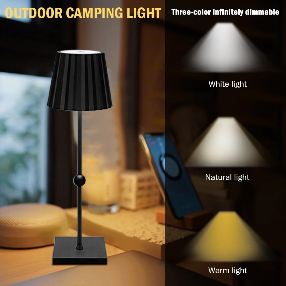 Cordless Table Lamp Last Up 16H Minimalist Atmosphere Light USB Charging Wireless Night Lamp Dimmable for Home Bedroom
Cordless Table Lamp Last Up 16H Minimalist Atmosphere Light USB Charging Wireless Night Lamp Dimmable for Home Bedroom