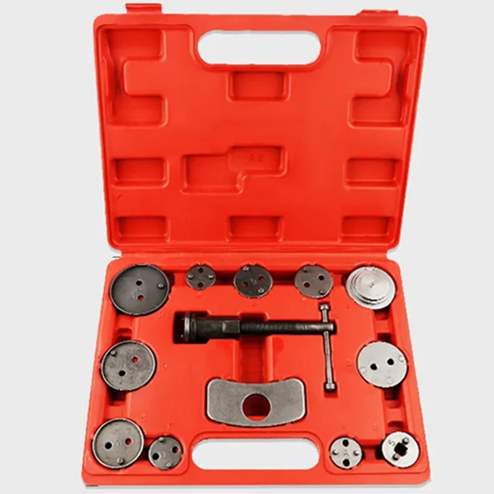 Car Disc Brake Caliper 13pcs/Tool Kit Set Rewind Back Brake Piston Compressor Set For Automobiles Garage Repair Tools Universal
Car Disc Brake Caliper 13pcs/Tool Kit Set Rewind Back Brake Piston Compressor Set For Automobiles Garage Repair Tools Universal