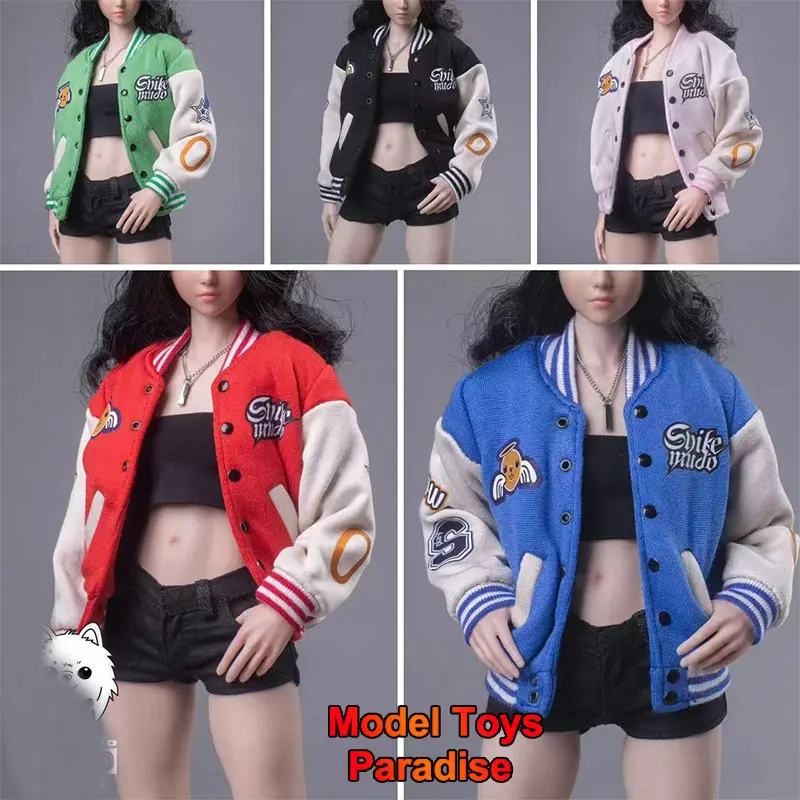 Женская Повседневная бейсбольная куртка CTC-004 1/6, модный спортивный кардиган с принтом, пальто подходит для 12 дюймов TBL PH, экшн-фигурка 
Женская Повседневная бейсбольная куртка CTC-004 1/6, модный спортивный кардиган с принтом, пальто подходит для 12 дюймов TBL PH, экшн-фигурка