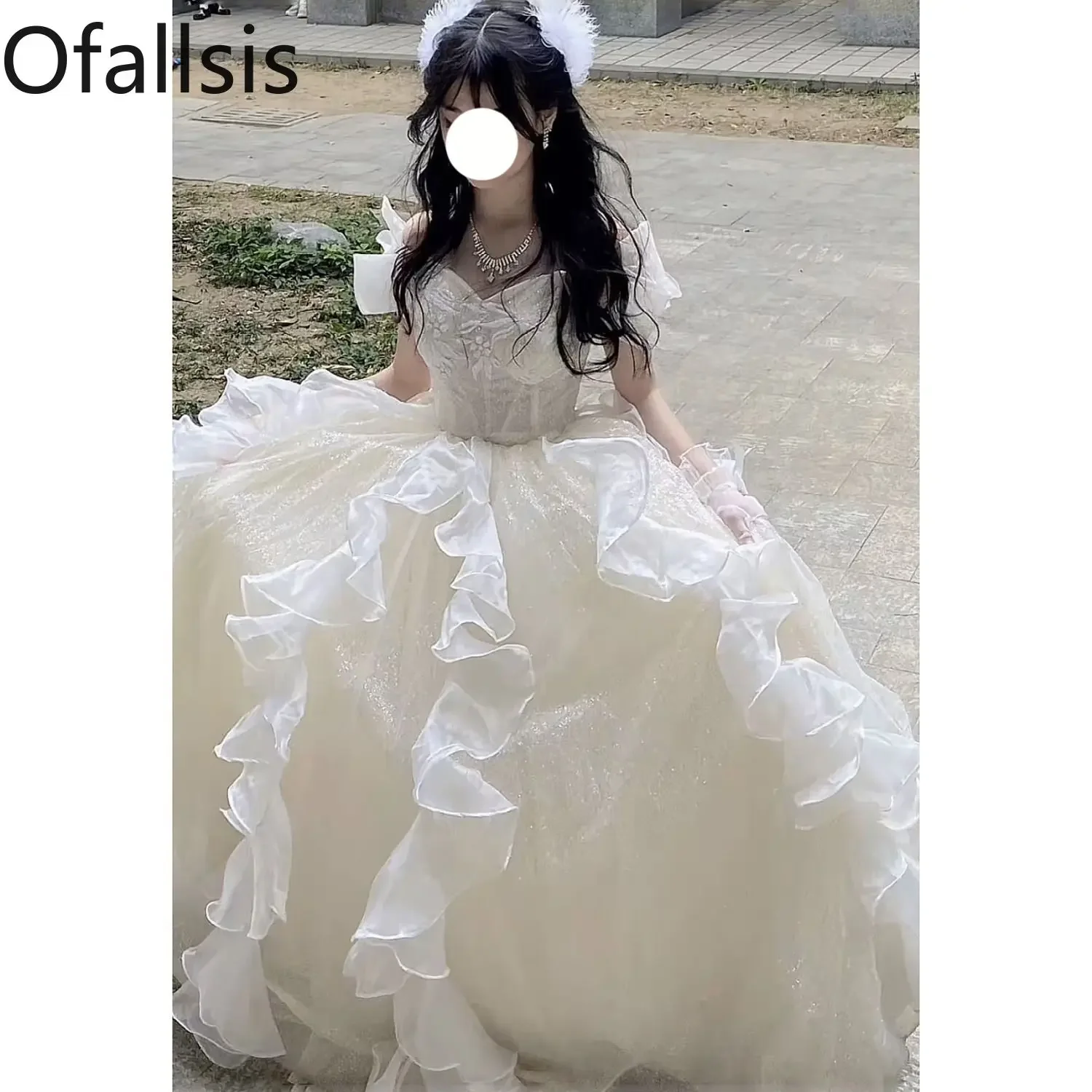 Женское вечернее платье с открытыми плечами Ofallsis, белое платье с вышивкой, роскошное праздничное платье для 18-летнего дня рождения, подарок для взрослых, 2023
Женское вечернее платье с открытыми плечами Ofallsis, белое платье с вышивкой, роскошное праздничное платье для 18-летнего дня рождения, подарок для взрослых, 2023