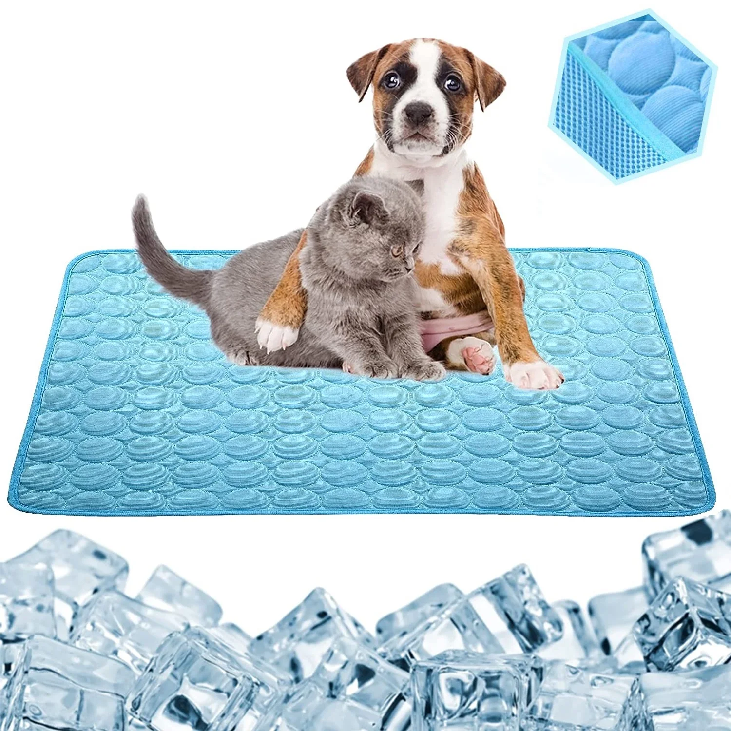Dog Cooling Mat Breathable Blanket Ice Silk Pads Washable Cushion Indoor Seat Prevent Sunstroke Cool Soft Dog Bed Summer Pet Mat
Dog Cooling Mat Breathable Blanket Ice Silk Pads Washable Cushion Indoor Seat Prevent Sunstroke Cool Soft Dog Bed Summer Pet Mat