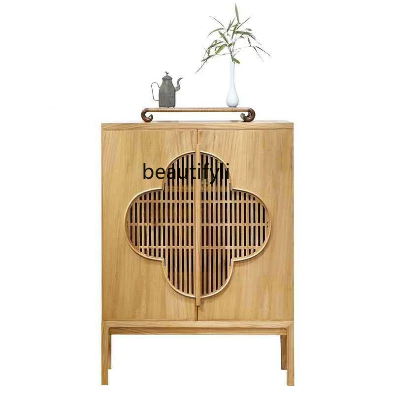 New Chinese Style Old Elm Wood Paint-Free Solid Wood Sideboard Cabinet Shoe Cabinet Storage Entrance Cabinet
New Chinese Style Old Elm Wood Paint-Free Solid Wood Sideboard Cabinet Shoe Cabinet Storage Entrance Cabinet