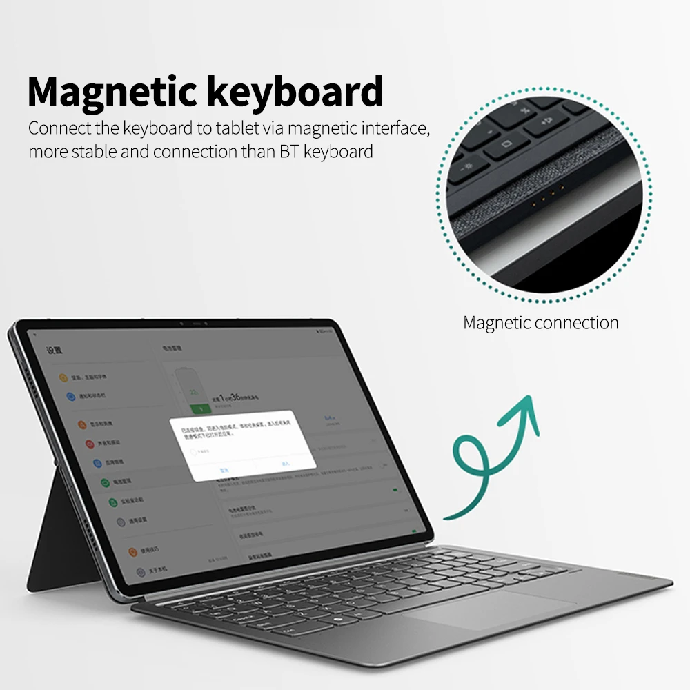 

For Lenovo Wireless Keyboard Tablet Case Set Magnetic Keyboard Separate for Lenovo Xiaoxin Pad&Pad Plus