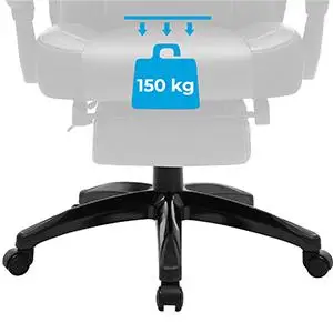 SONGMICS Ergonomic Gaming Chair Office Chair with Telescopic Footrest Adjustable Headrest Lumbar Support Maximum Load SONGMICS Ergonomic Gaming Chair Office Chair with Telescopic Footrest Adjustable Headrest Lumbar Support Maximum Load