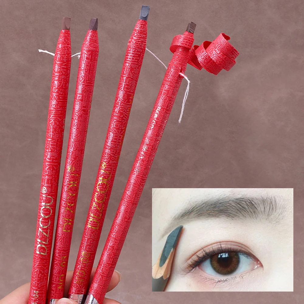 

Eyebrow Pencil Waterproof Non-smudge Eyebrow Tattoo Tint Enhancers Long Lasting Cosmetic Korean Makeup Brow Lift Eye Brow Pencil