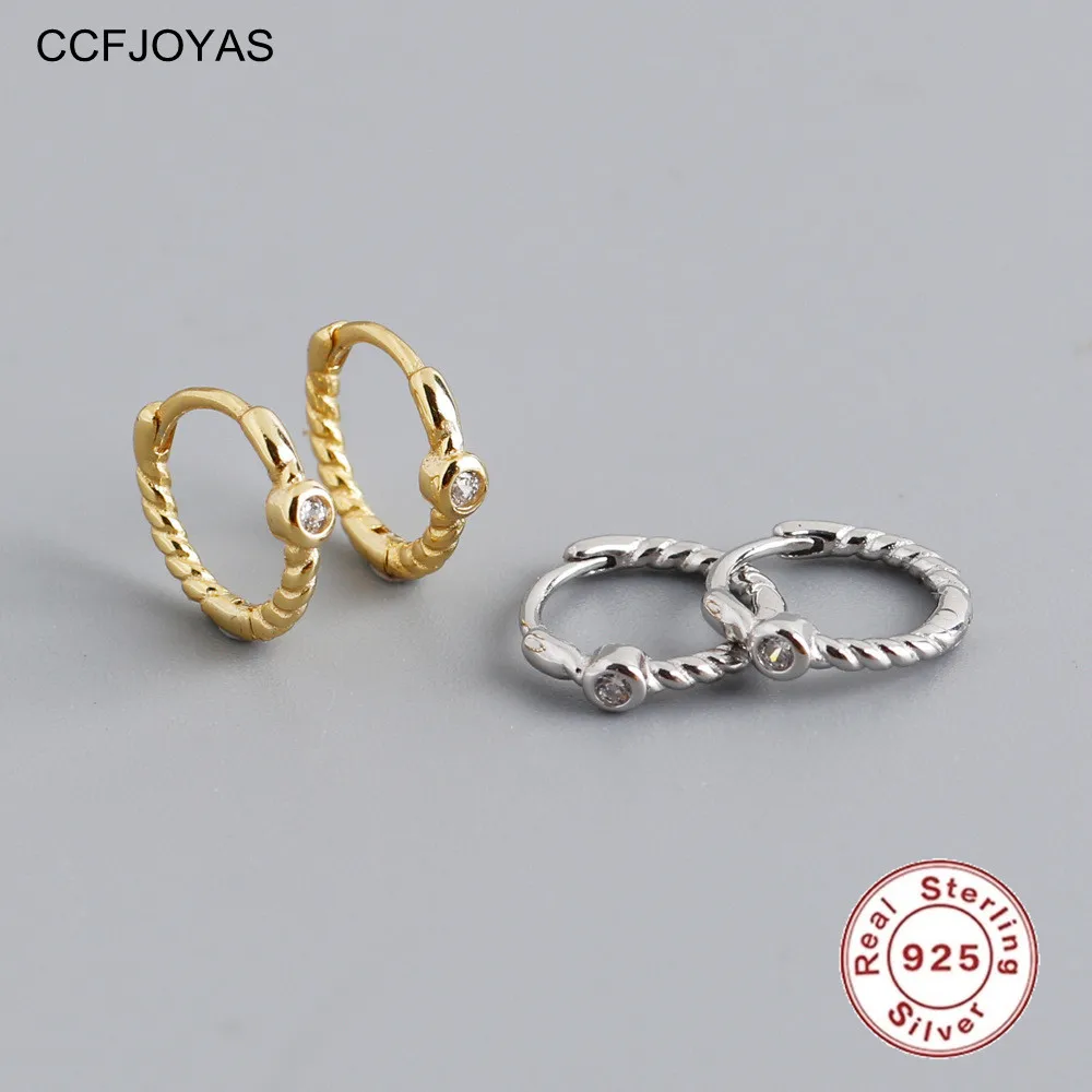 CCFJOYAS 8mm 925 Sterling Silver Small Hoop Earrings for Women Minimalist Twisted Rope Zircon Round Circle Earrings Fine Jewelry
CCFJOYAS 8mm 925 Sterling Silver Small Hoop Earrings for Women Minimalist Twisted Rope Zircon Round Circle Earrings Fine Jewelry
