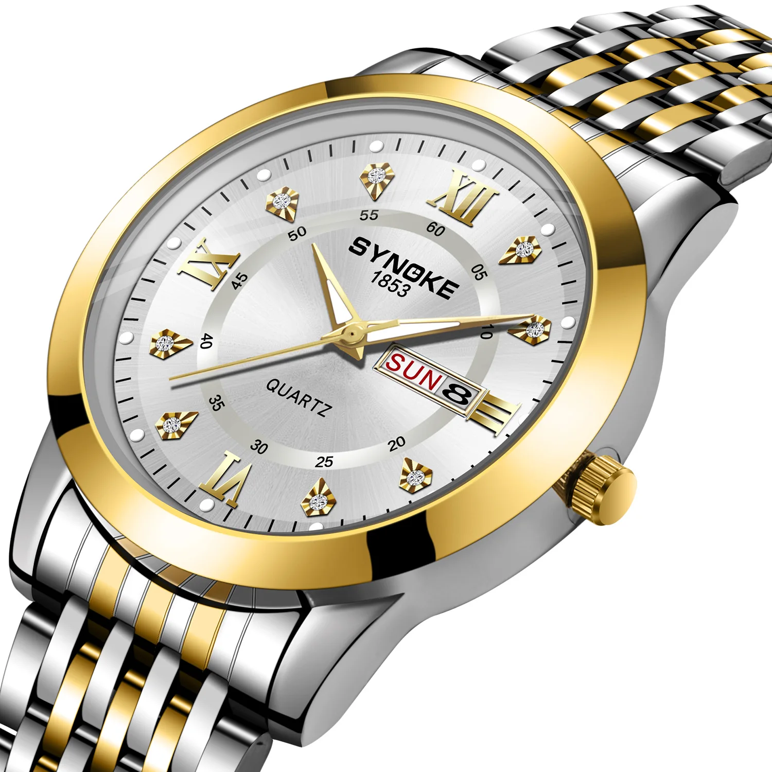 SYNOKE Luxury Brand Men's WristWatch Quartz Classic Watches For Men Waterproof Business Steel Band Clock Man
SYNOKE Luxury Brand Men's WristWatch Quartz Classic Watches For Men Waterproof Business Steel Band Clock Man