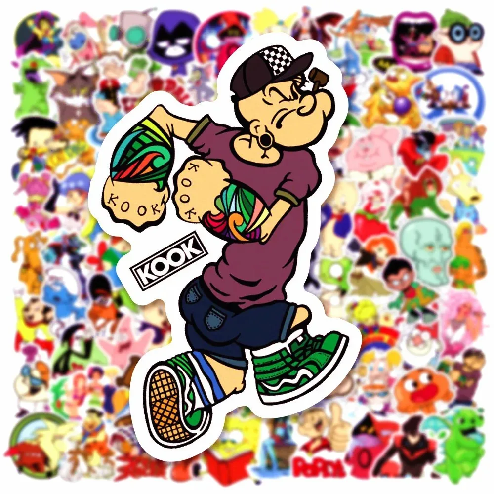 50/100Pcs Classic 90s Cartoon Doodle Waterproof Skateboard Travel Suitcar Phone Laptop Luggage Cute Sticker Wholesale
50/100Pcs Classic 90s Cartoon Doodle Waterproof Skateboard Travel Suitcar Phone Laptop Luggage Cute Sticker Wholesale