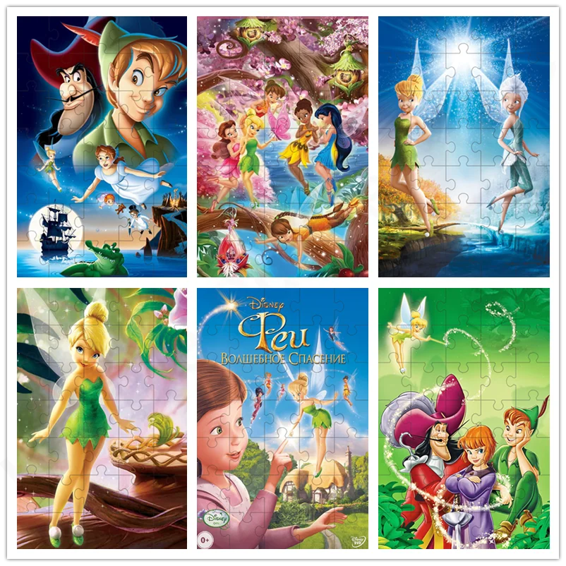 Disney Anime Tinkerbell and Fairy Puzzle Jigsaw 35/300/500/1000 Pcs Jigsaw Kids Diy Manual Jigsaw Puzzle Educational Toys
Disney Anime Tinkerbell and Fairy Puzzle Jigsaw 35/300/500/1000 Pcs Jigsaw Kids Diy Manual Jigsaw Puzzle Educational Toys