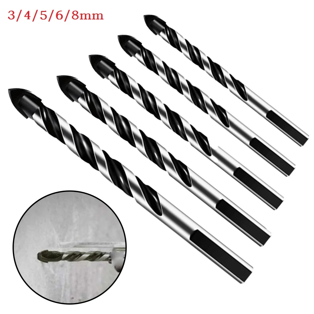 5PCS Drill Bits Cemented Carbide Workshop Equipment Power Tools Triangular Shape Handle For Porcelain Concrete Cement Brick
5PCS Drill Bits Cemented Carbide Workshop Equipment Power Tools Triangular Shape Handle For Porcelain Concrete Cement Brick