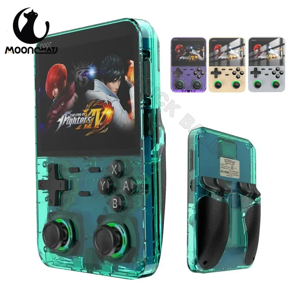 

3.5Inch D007 Plus High Definition Screen Handheld 3D Stereo Sound Game Console High Endurance Classic Nostalgic Arcade Toy Gifts