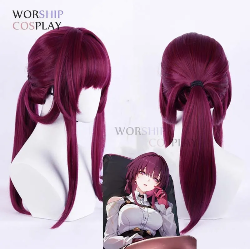 Game Honkai: Star Rail 45cm Long Kafka Cosplay Wig Heat Resistant Fibre Halloween Party Wigs +Wig Cap
Game Honkai: Star Rail 45cm Long Kafka Cosplay Wig Heat Resistant Fibre Halloween Party Wigs +Wig Cap