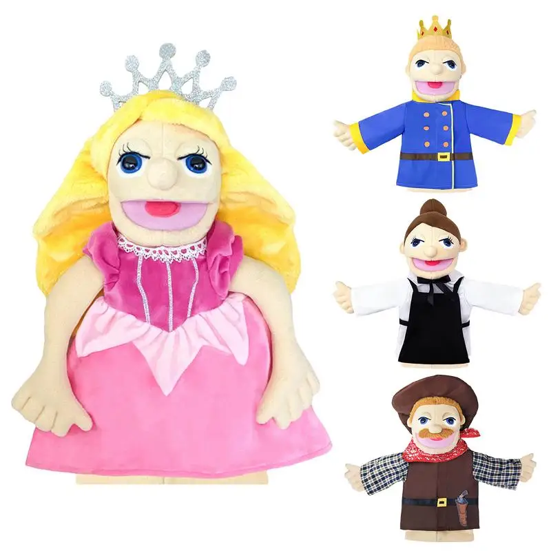 

Новинка, детские игрушки-куклы на руку, принцесса официанта, ковбойский принц, ролевые игры, куклы на руку, реквизит для рассказов семьи, Детские интерактивные игрушки