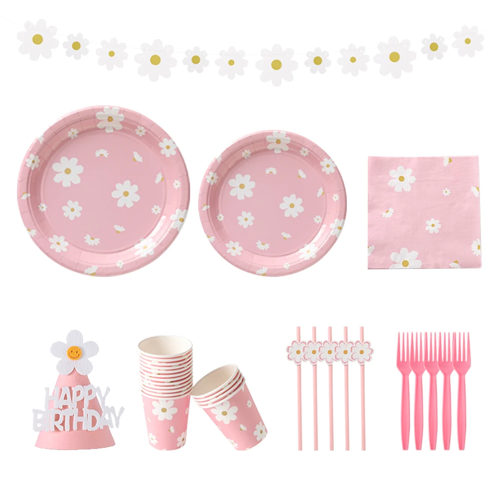 1 Набор, одноразовая посуда в виде маргариток
1 Набор, одноразовая посуда в виде маргариток