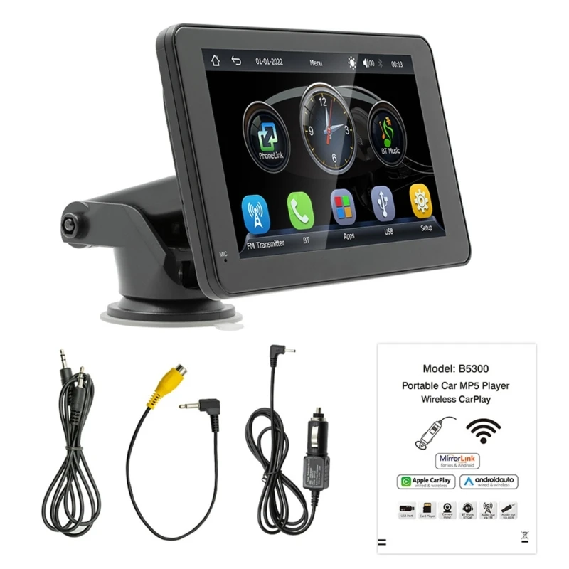 12V Car Display Rearview Camera 7Inch IPS-LCD Screen Player Radio Carplay Bluetooth-compatible Accessories
12V Car Display Rearview Camera 7Inch IPS-LCD Screen Player Radio Carplay Bluetooth-compatible Accessories