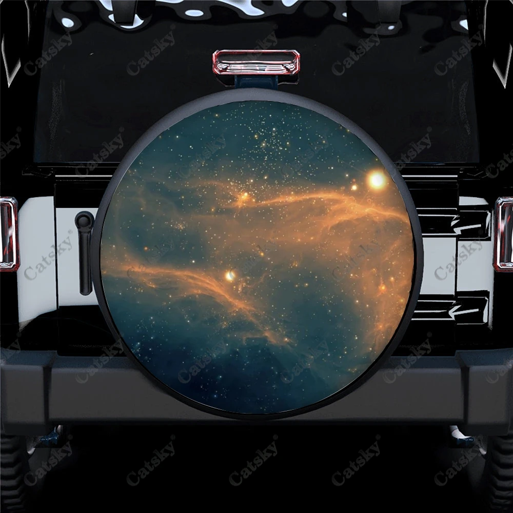 Mysterious Starry Sky Car Spare Tire Cover Decor Waterproof Tire Wheel Protector for Car Truck SUV Camper Trailer Rv 14-17in
Mysterious Starry Sky Car Spare Tire Cover Decor Waterproof Tire Wheel Protector for Car Truck SUV Camper Trailer Rv 14-17in