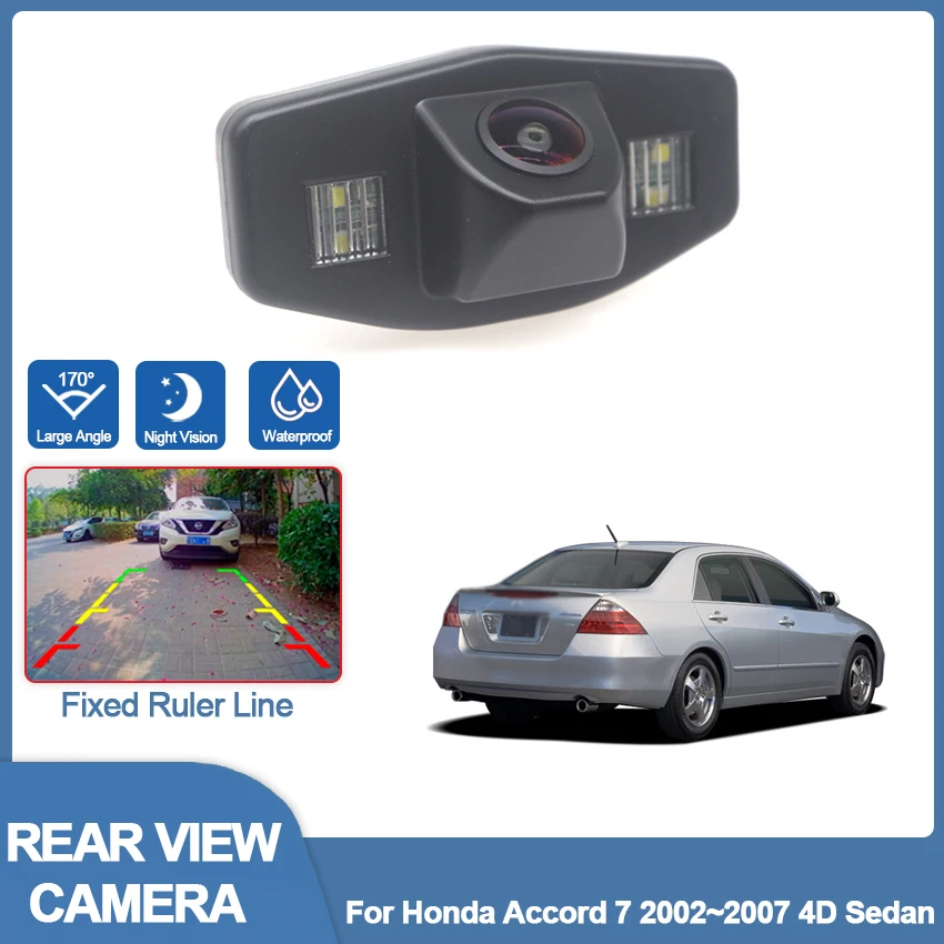CCD HD Waterproof Fisheye Rear View Camera For Honda Accord 7 2002 2003 2004 2005 2006 2007 4D Sedan Car Reverse Parking Monitor
CCD HD Waterproof Fisheye Rear View Camera For Honda Accord 7 2002 2003 2004 2005 2006 2007 4D Sedan Car Reverse Parking Monitor