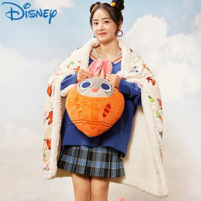 Genuine Disney Zootopia Judy Crazy Animal City Carrot Series Three-in-one Cartoon Soft Plush Doll Blanket Children's Kawaii Gift
Genuine Disney Zootopia Judy Crazy Animal City Carrot Series Three-in-one Cartoon Soft Plush Doll Blanket Children's Kawaii Gift