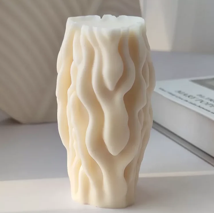 SZ482 Geometric Ripple Cave Stone Pillar Candle Soap Silicone Mold DIY Chocolate Sugar Cake Baking Mould 
SZ482 Geometric Ripple Cave Stone Pillar Candle Soap Silicone Mold DIY Chocolate Sugar Cake Baking Mould