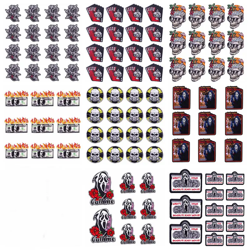 10Pcs Wholesale Money On Fire Patch Iron On Patches On Clothes Applique Skull Sew Jacket Stripes Embroidered Badge Fusible Patch
10Pcs Wholesale Money On Fire Patch Iron On Patches On Clothes Applique Skull Sew Jacket Stripes Embroidered Badge Fusible Patch