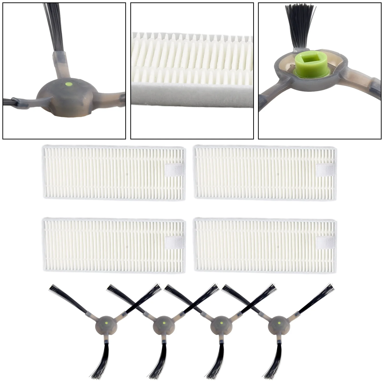 Achieve Superior Cleaning Results with Top Quality Spare Parts for Lefant F1 Robot Vacuum Cleaner 4 Side Brush and 4 Filters
Achieve Superior Cleaning Results with Top Quality Spare Parts for Lefant F1 Robot Vacuum Cleaner 4 Side Brush and 4 Filters