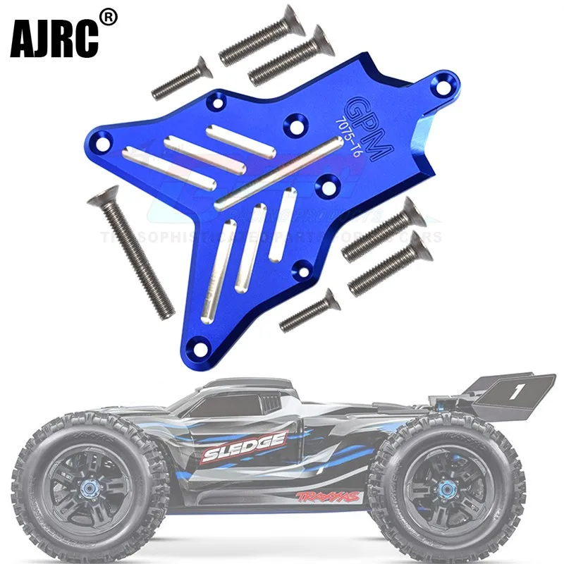 

Trax 1/8 4wd Sledge Monster Truck-95076-4 Aluminum Alloy 7075-t6 Rear Bottom Plate Rear Gearbox Chassis Protection Cover