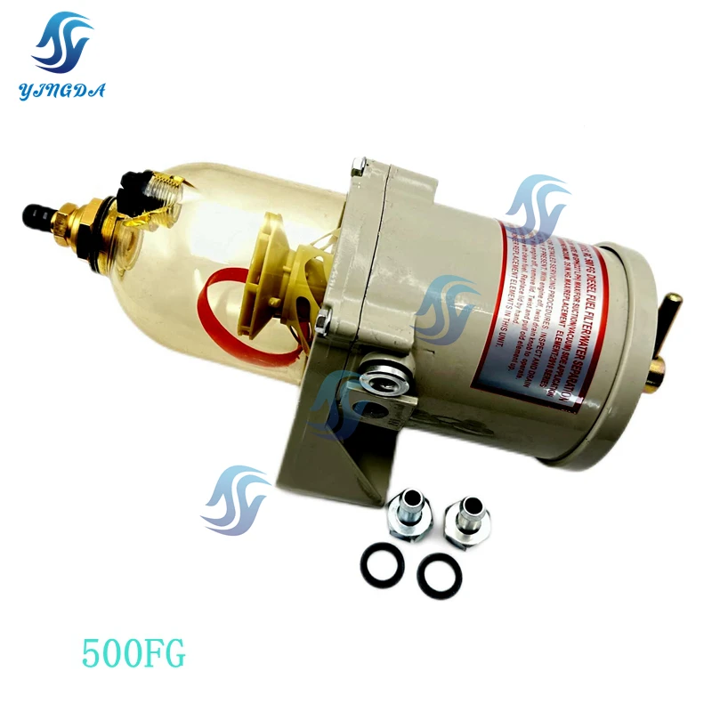 

500FG 500FH Fuel Filter Marine Engine Fuel Diesel Fuel Filter Oil/Water Separator Marine Trucks For Car Boat OFH-500FG 80695295