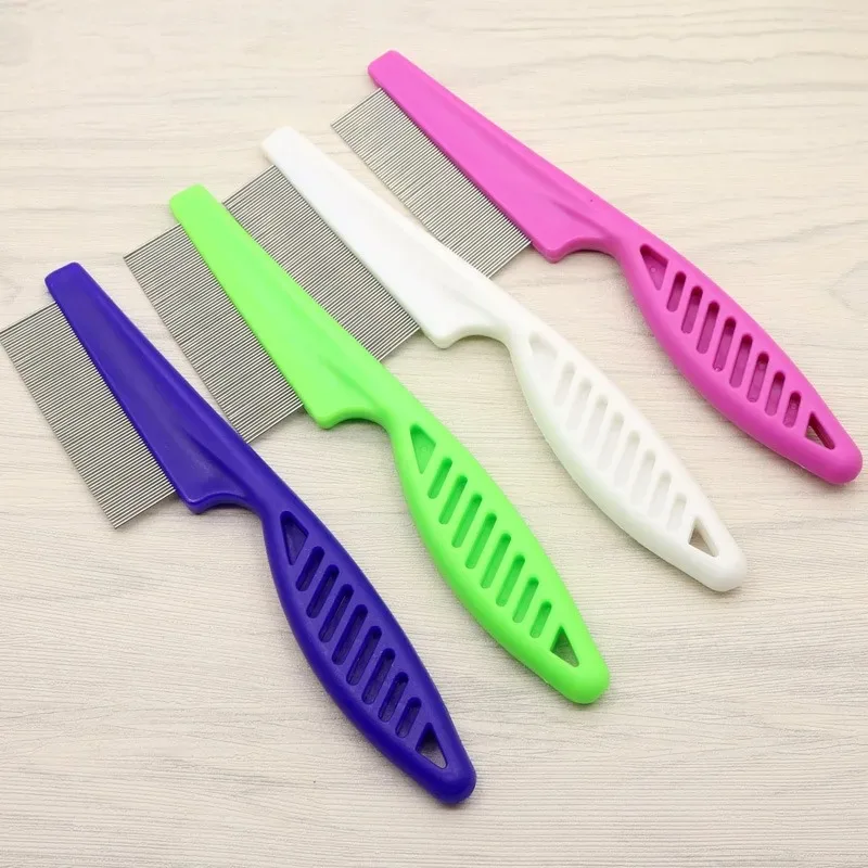 

Home Pet Animal Care Protect Flea Comb for Cat Dog Pet Stainless Steel Comfort Flea Hair Comb