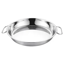 1PC Kitchen Stainless Steel Baking Tray Home Cake Fruit Serving Plate with Ear 
1PC Kitchen Stainless Steel Baking Tray Home Cake Fruit Serving Plate with Ear