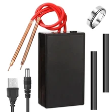 Mini Spot Welder Nickel Sheet Set Adjustable 6 Gears Welding Machine Point Soldering Pen DIY Tool Kit For 18650 Battery 5300mAh
Mini Spot Welder Nickel Sheet Set Adjustable 6 Gears Welding Machine Point Soldering Pen DIY Tool Kit For 18650 Battery 5300mAh