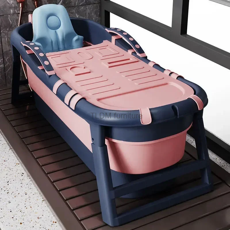 

Minimalist Portable Bathtubs Home Bathroom Folding Bathtub for Adults Full Body Large Bathtubs for The Baby Thickened Bath Bidet