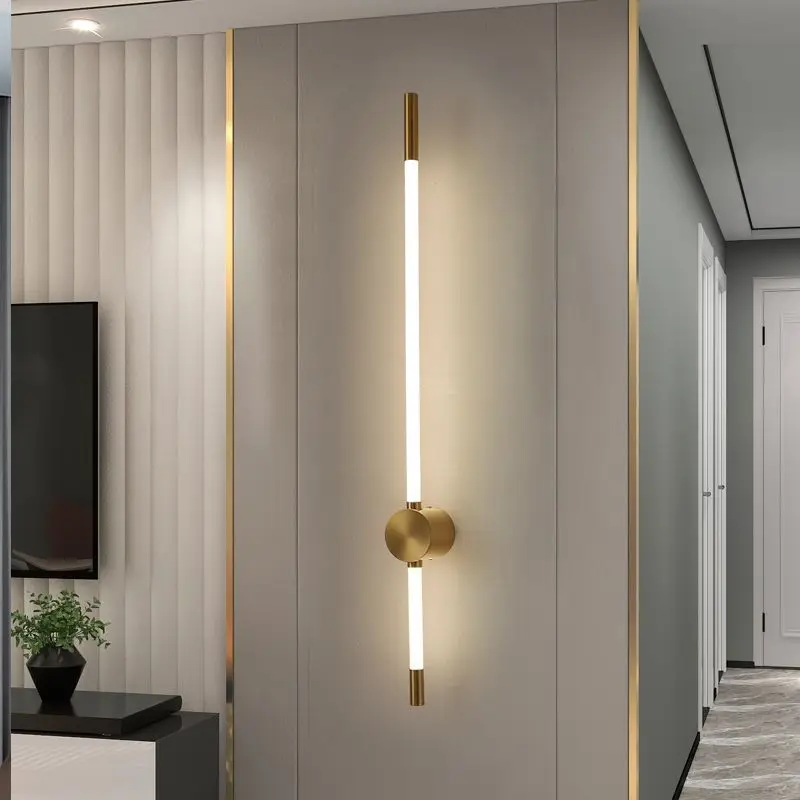 

Indoor Home Led Wall Lamp Modern Gold&Black Sconce Wall Lamp for Living room Bedroom Bedside Corridor Aisle Hallway Night Light