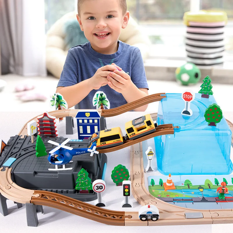 Police Rescue Children'S Puzzle Assembled Car Storage Interactive Toys Wooden 70 Pieces Of Electric Train Track Gifts For Boys
Police Rescue Children'S Puzzle Assembled Car Storage Interactive Toys Wooden 70 Pieces Of Electric Train Track Gifts For Boys
