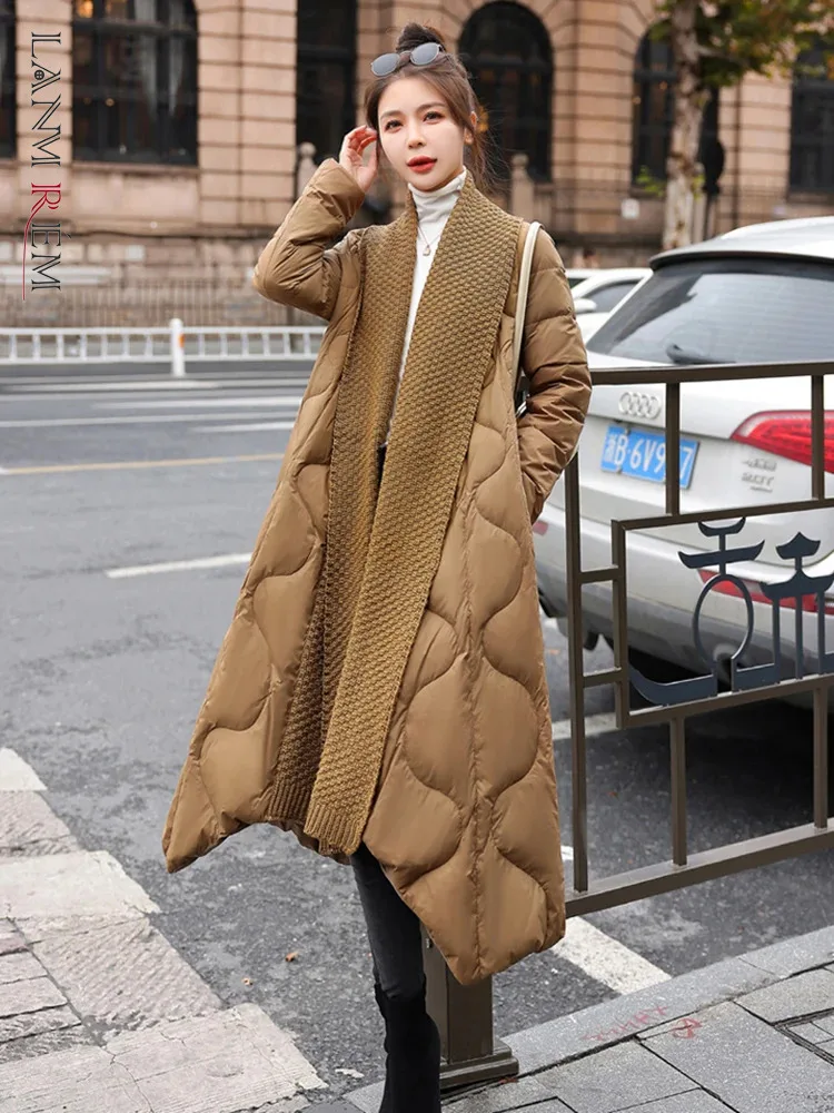 LANMREM Korean Style Long Down Coat Women Knitted Scarf Collar Spliced Belt Design Warm Clothing Fashion 2023 Winter New 2AA4154
LANMREM Korean Style Long Down Coat Women Knitted Scarf Collar Spliced Belt Design Warm Clothing Fashion 2023 Winter New 2AA4154
