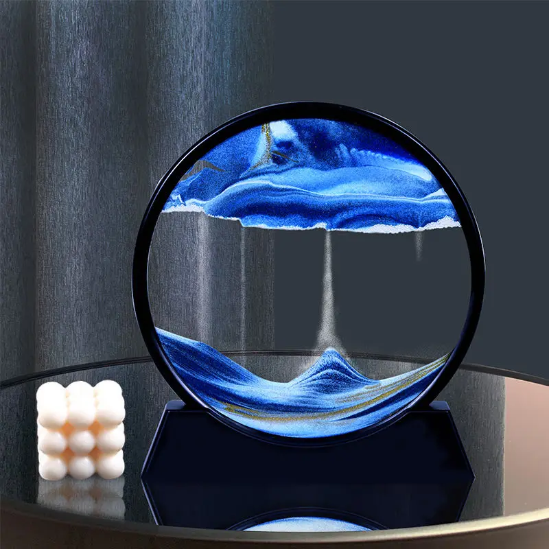 Round Glass Deep Sea Display Flowing Hourglass Sand Painting Home Decor 3D Moving Sand Art Picture Office Decorations Gift
Round Glass Deep Sea Display Flowing Hourglass Sand Painting Home Decor 3D Moving Sand Art Picture Office Decorations Gift